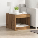 Vidaxl Cattenbakkast 47 x 59 x 42 cm verarbeitete Holzhandwerker -Eiche -Eichen