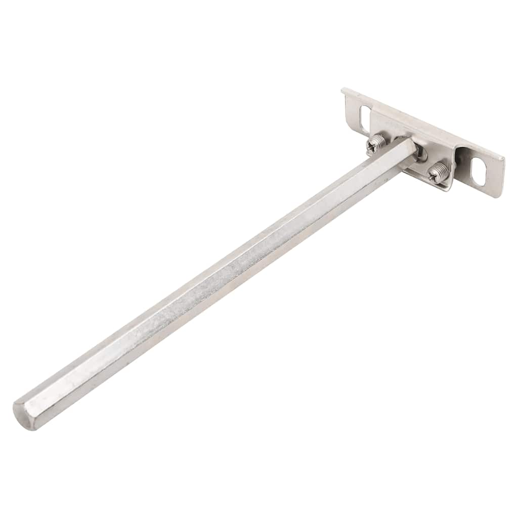 Vidaxl schwimmende Plankenträger 12st Invisible Ø12x200 mm Kohlenstoffstahl