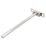 Vidaxl schwimmende Plankenträger 12st Invisible Ø12x200 mm Kohlenstoffstahl