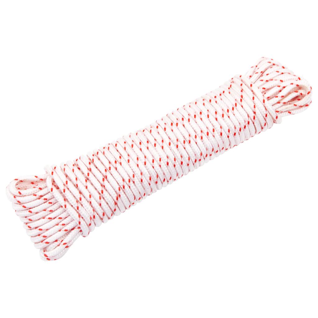 Vidaxl Trekkoord Start Cord White and Red Ø5 mm 10 m nylon