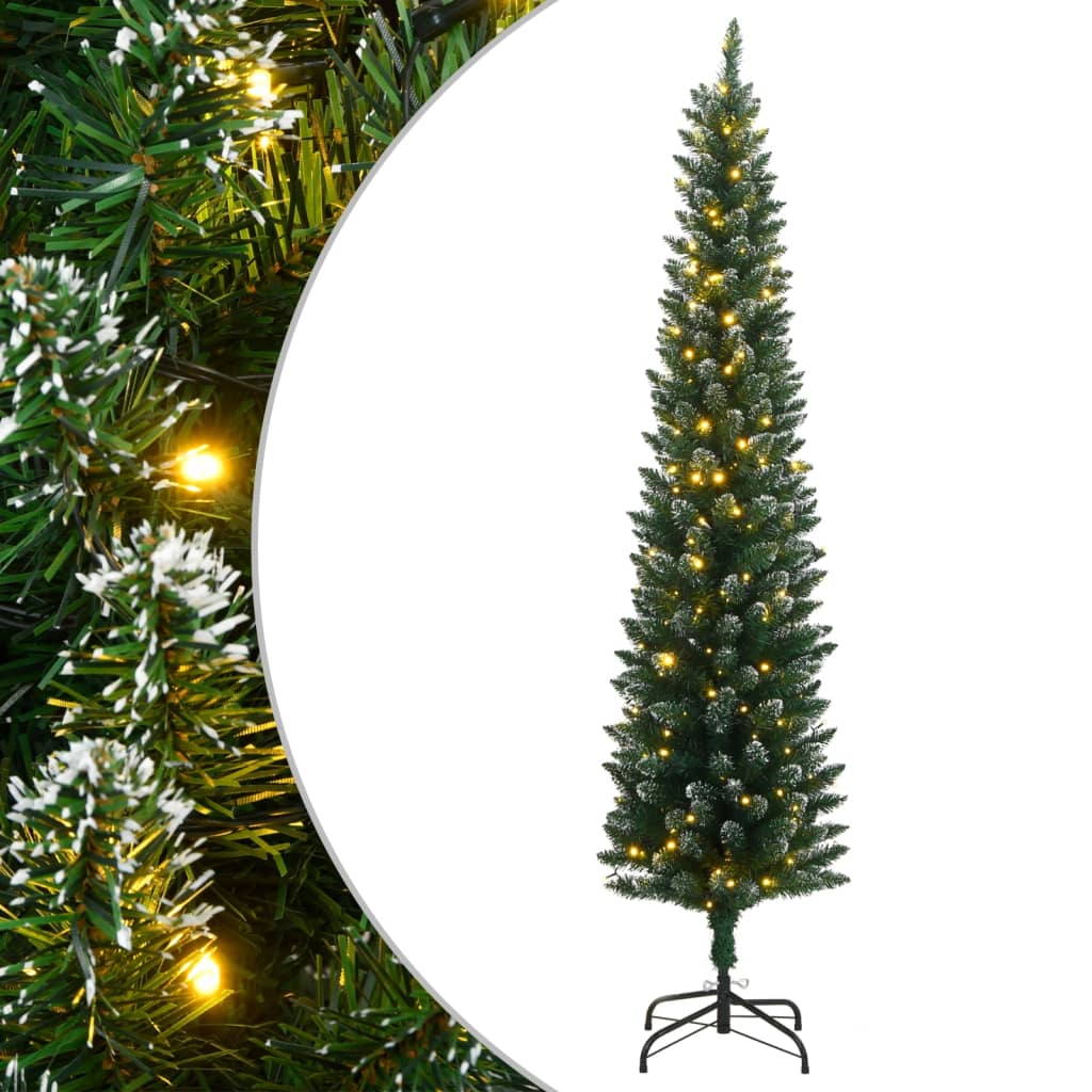 Vidaxl Kunstkerstboom narrow with 150 LEDs 150 cm