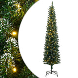 Vidaxl Kunstkerstboom narrow with 150 LEDs 150 cm