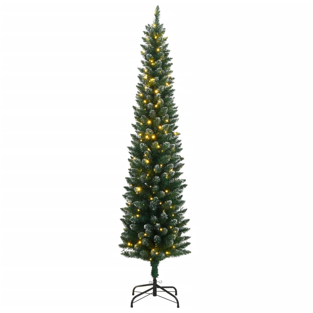 Vidaxl Kunstkerstboom narrow with 150 LEDs 150 cm