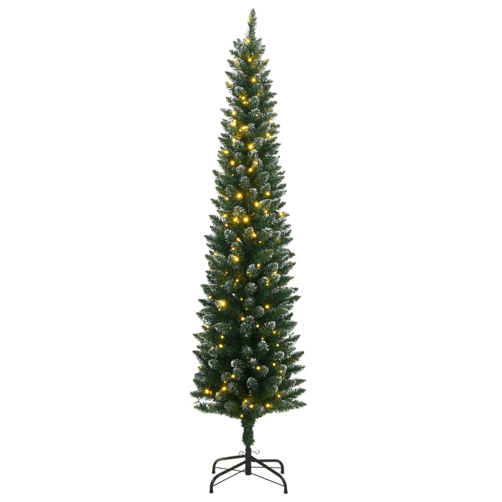 Vidaxl Kunstkerstboom narrow with 300 LEDs 180 cm