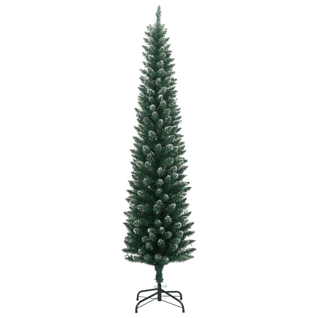 Vidaxl Kunstkerstboom narrow with 300 LEDs 210 cm