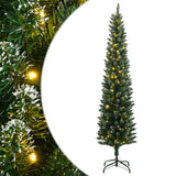 Vidaxl Kunstkerstboom narrow with 300 LEDs 240 cm