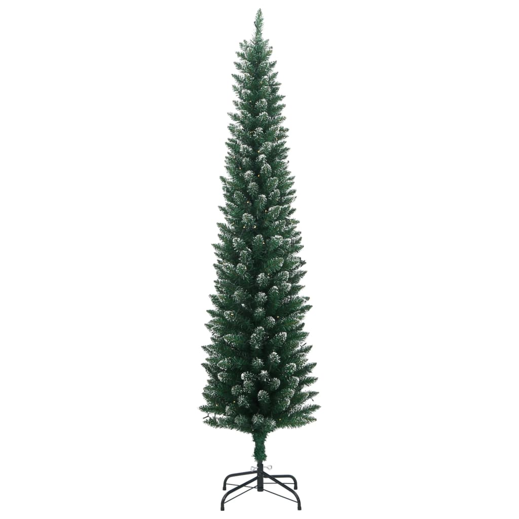 Vidaxl Kunstkerstboom narrow with 300 LEDs 240 cm