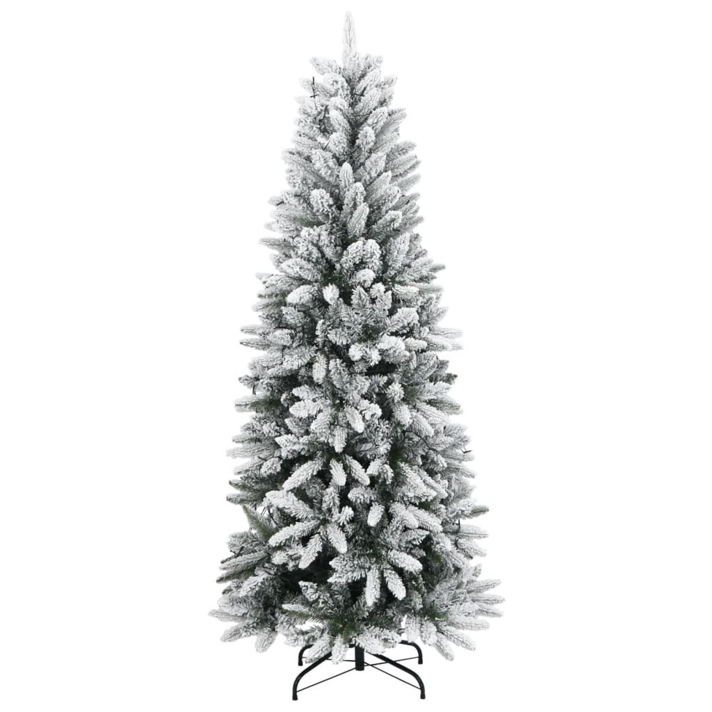 VidaXL Kunstkerstboom with 150 LEDs and snow 150 cm