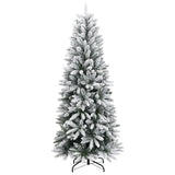 VidaXL Kunstkerstboom with 150 LEDs and snow 150 cm