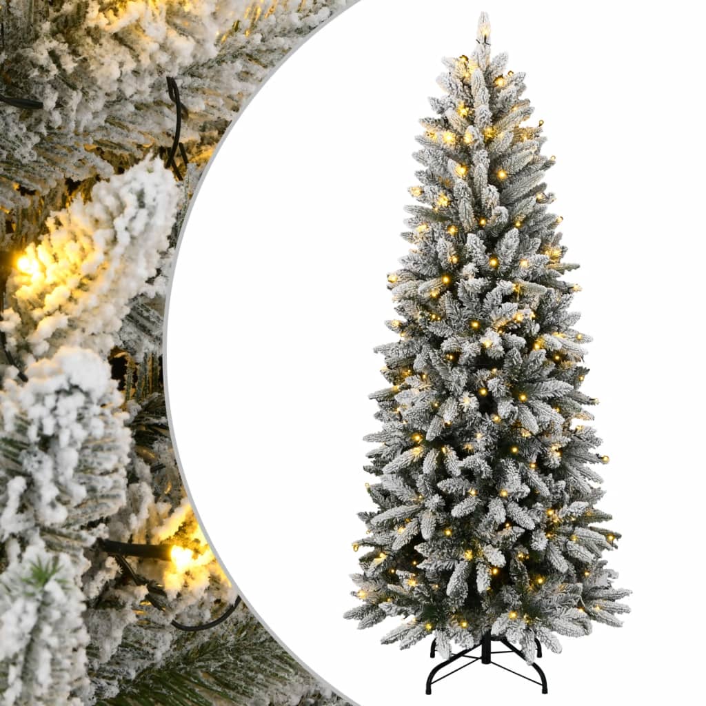 Vidaxl Kunstkerstboom with 300 LEDs and snow 180 cm