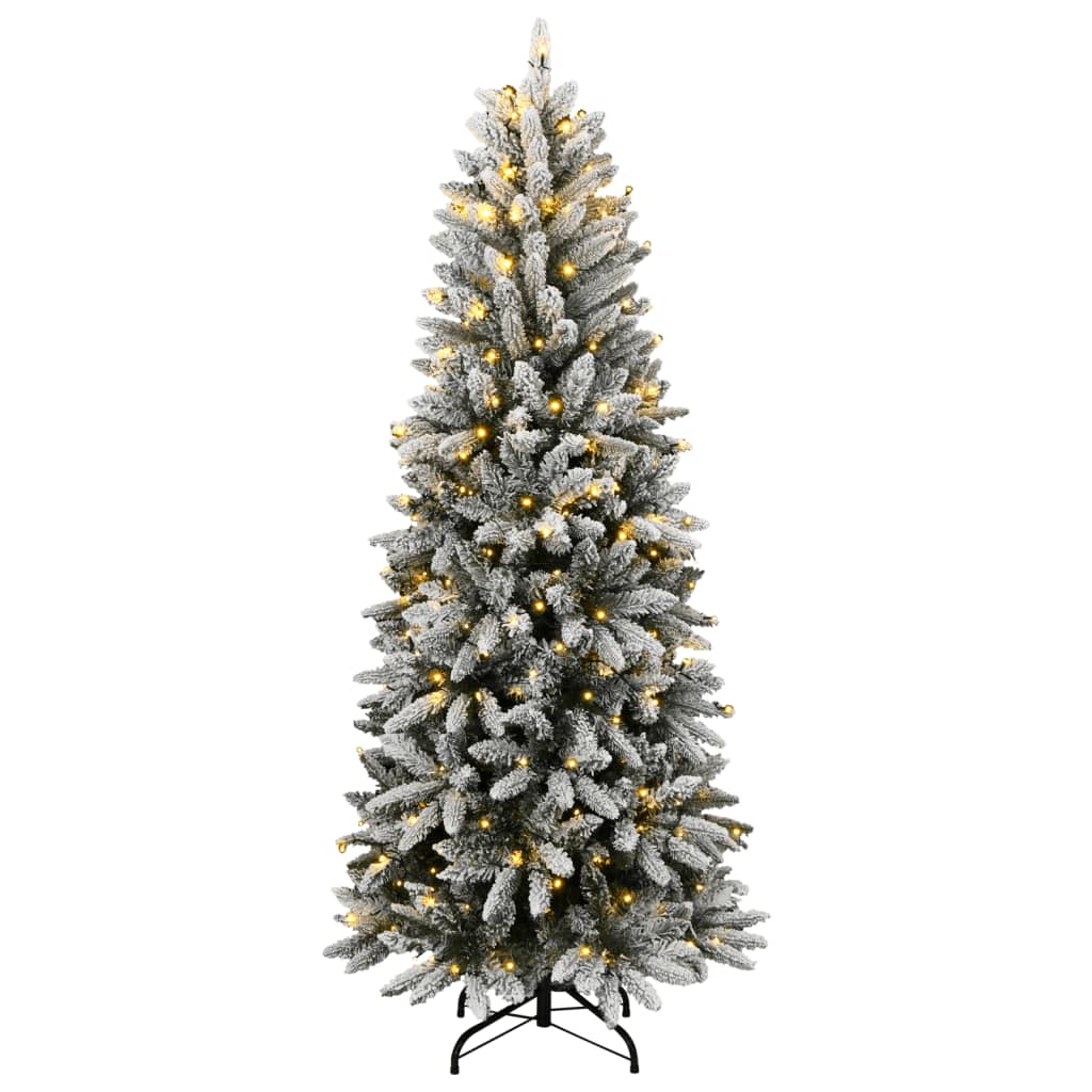 Vidaxl Kunstkerstboom with 300 LEDs and snow 210 cm