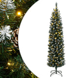 Vidaxl Kunstkerstboom narrow with 150 LEDs 120 cm