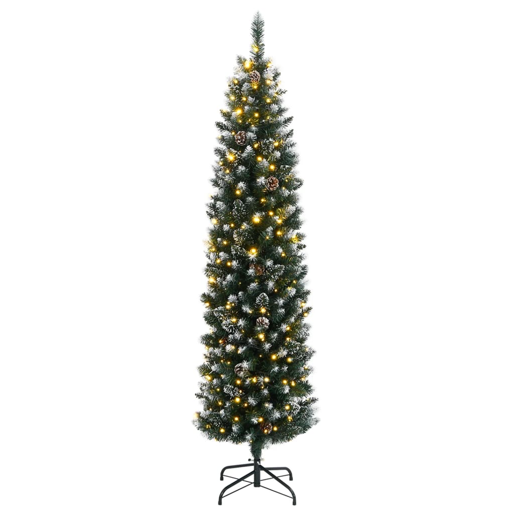 Vidaxl Kunstkerstboom narrow with 150 LEDs 150 cm