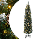 Vidaxl Kunstkerstboom narrow with 300 LEDs 180 cm
