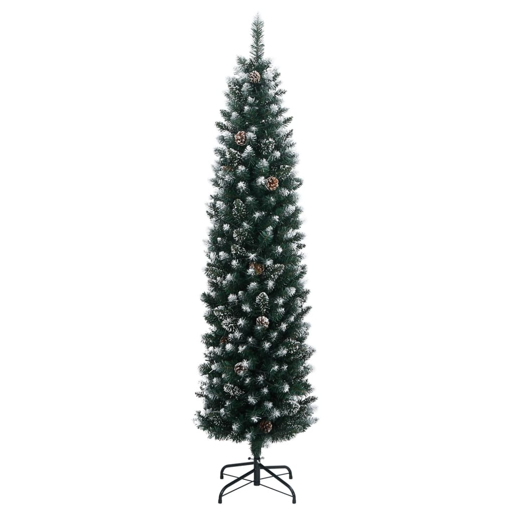 Vidaxl Kunstkerstboom narrow with 300 LEDs 180 cm