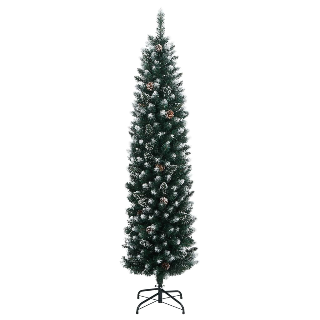Vidaxl Kunstkerstboom narrow with 300 LEDs 240 cm