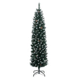Vidaxl Kunstkerstboom narrow with 300 LEDs 240 cm