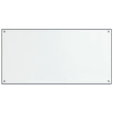 Vidaxl Splash -Cucina a schermo 2 ST 80x60 cm in vetro indurito trasparente
