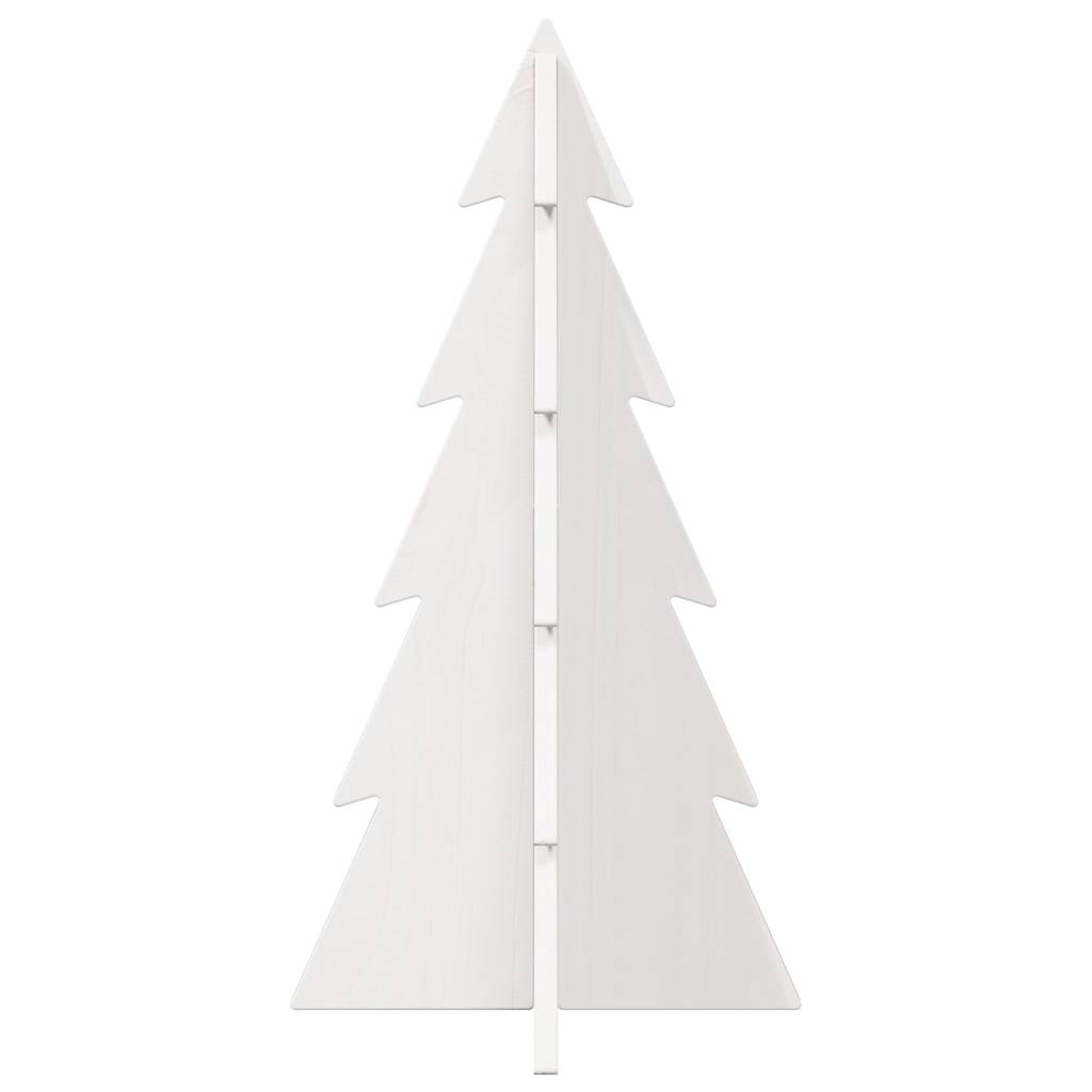 Vidaxl Weihnachtsdekoration Weihnachtsbaum 59,5 cm Festkiefer weiß