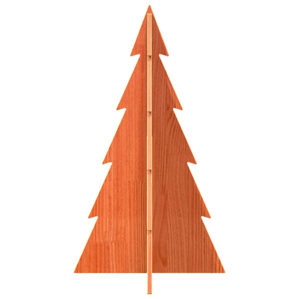 Vidaxl Christmas decoration Christmas tree 80 cm Solid pine wash brown