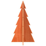 Vidaxl Christmas decoration Christmas tree 80 cm Solid pine wash brown