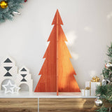 Vidaxl Christmas decoration Christmas tree 80 cm Solid pine wash brown