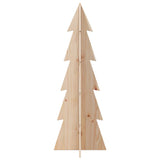 Vidaxl božično dekoracijo božično drevo 112 cm trden bor