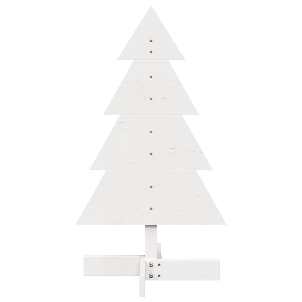 Vidaxl Christmas decoration Christmas tree 80 cm Solid pine white