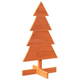 Vidaxl Christmas decoration Christmas tree 80 cm Solid pine wash brown