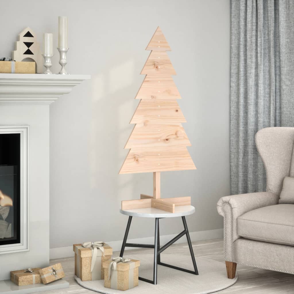 Vidaxl Christmas decoration Christmas tree 120 cm Solid pine