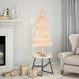 Vidaxl Christmas decoration Christmas tree 120 cm Solid pine
