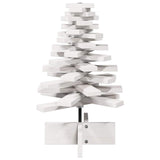 Vidaxl Christmas decoration Christmas tree 60 cm solid pine wood white