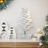 Vidaxl Christmas decoration Christmas tree 60 cm solid pine wood white
