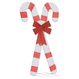 Vidaxl Weihnachtsdekoration Süßystick 50 LEDs warmes Weiß