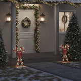 Vidaxl Christmas decoration candystick 50 LEDs Warm White
