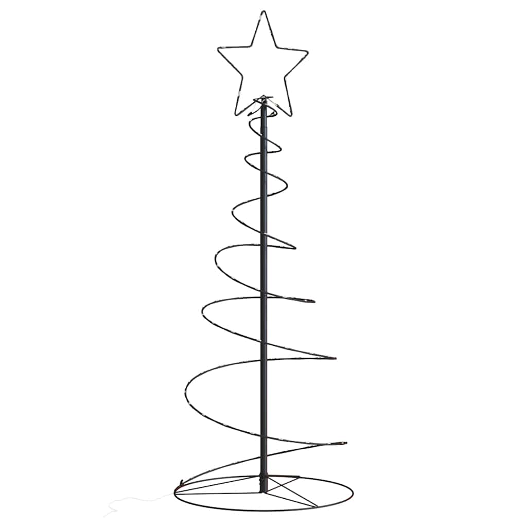 Vidaxl LED božično drevo 80 LED TELD WORM 120 cm