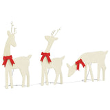 Vidaxl Christmas decoration reindeer 3 st 90 LEDs warm white