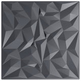 Vidaxl 48 St vægpaneler ametist 12 m² 50x50 cm XPS Gray