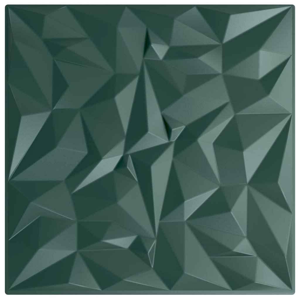 Vidaxl 48 St vægpaneler Ametist 12 m² 50x50 cm XPS Green