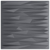 Vidaxl 24 st vægpaneler sten 6 m² 50x50 cm XPS Gray