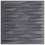 Vidaxl 48 st vægpaneler sten 12 m² 50x50 cm XPS Gray