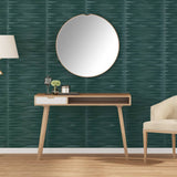 Vidaxl 12 st vægpaneler sten 3 m² 50x50 cm XPS grøn
