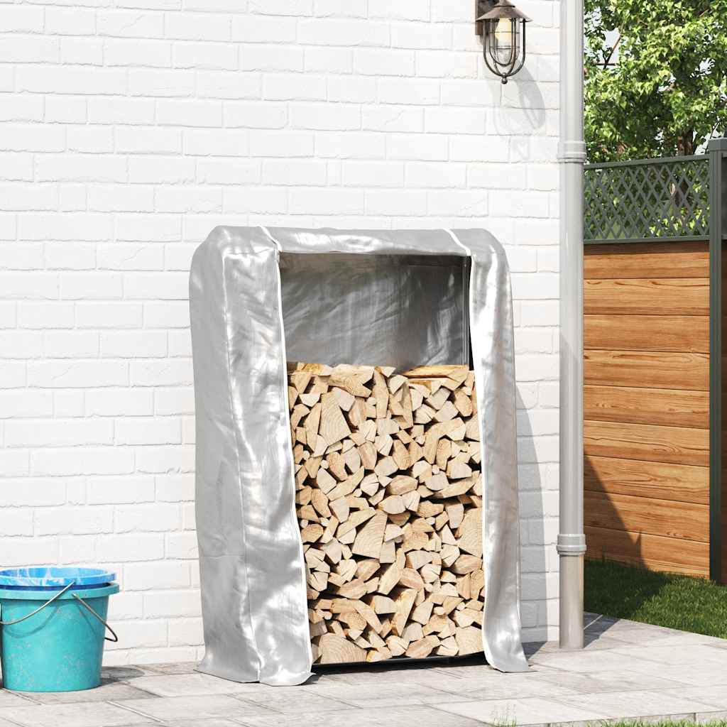Kamin vidaxl z dežnim pokrovom 100x25x150 cm pocinkano jeklo