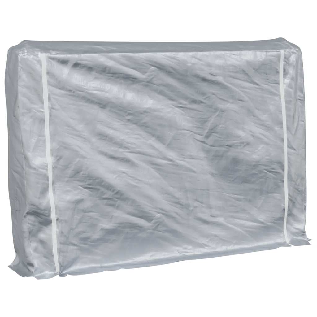 Vidaxl -Kamin mit Regenabdeckung 200x25x150 cm verzinkter Stahl