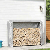 Vidaxl -Kamin mit Regenabdeckung 200x25x150 cm verzinkter Stahl