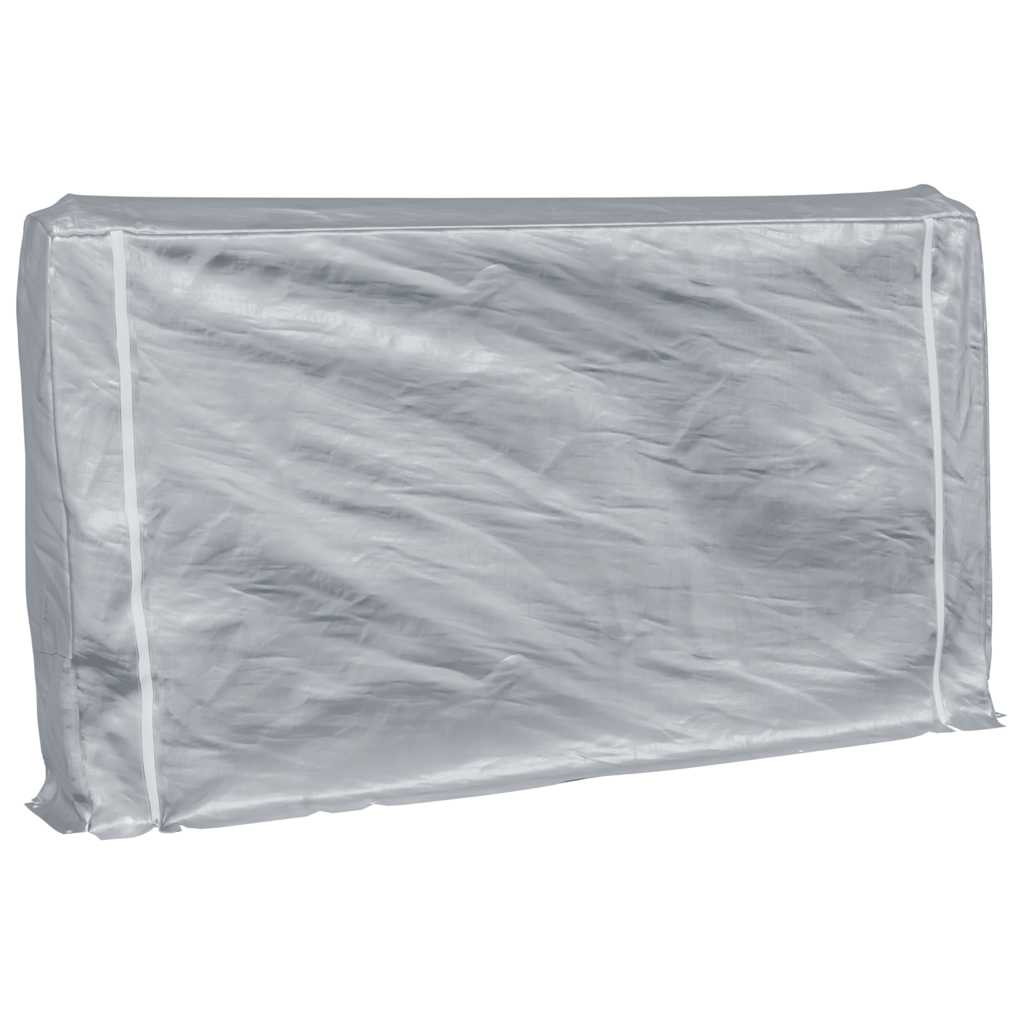 Vidaxl -Kamin mit Regenabdeckung 250x25x150 cm verzinkter Stahl