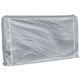 Vidaxl -Kamin mit Regenabdeckung 250x25x150 cm verzinkter Stahl