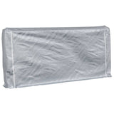 Camino Vidaxl con copertura di pioggia 300x25x150 cm Acciaio zincato