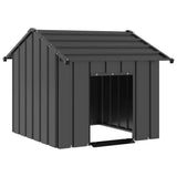 Vidaxl Dog Loft z dachem 85x107x81 cm ocynkowana stal