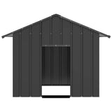 Vidaxl Dog podstrešje s streho 131x101x102 cm pocinkano jeklo